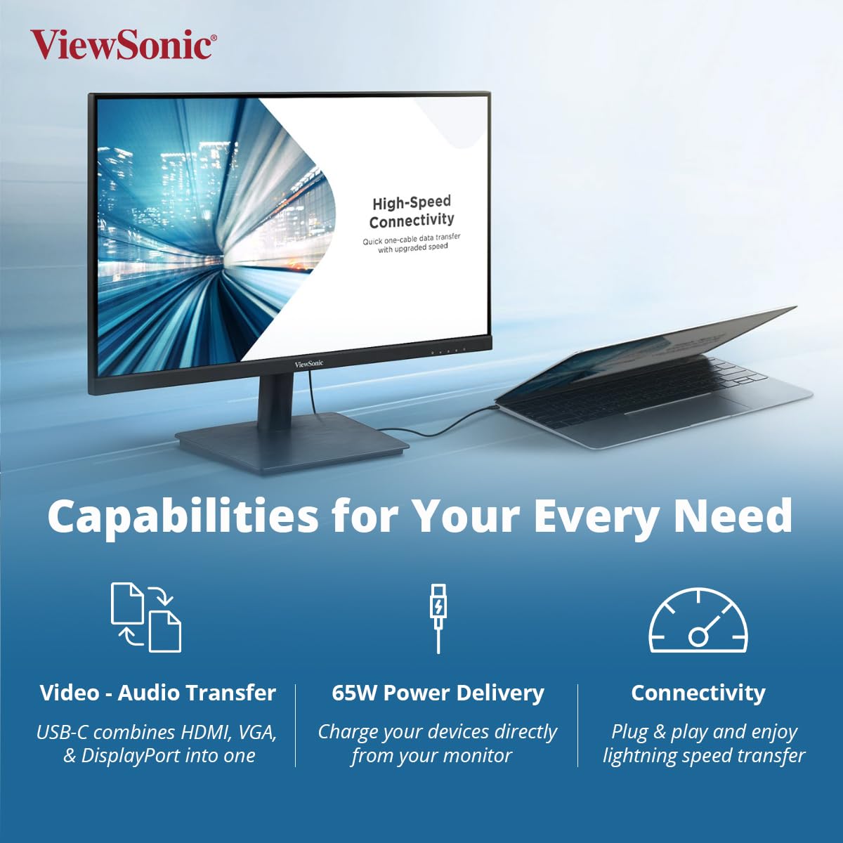 ViewSonic 60.96 Cm- VA2409-MHU (24